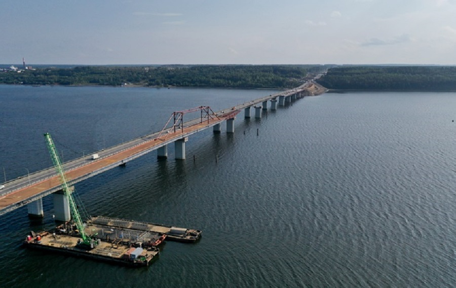 Подробнее о "Подрядчик рассказал о ходе строительства моста через Чусовую в Прикамье"