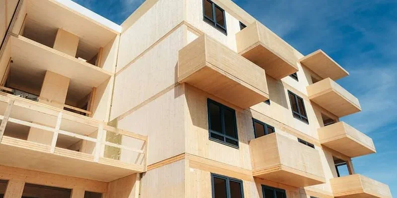 Подробнее о "В 2024 году в РФ начнут строить деревянные многоэтажки"