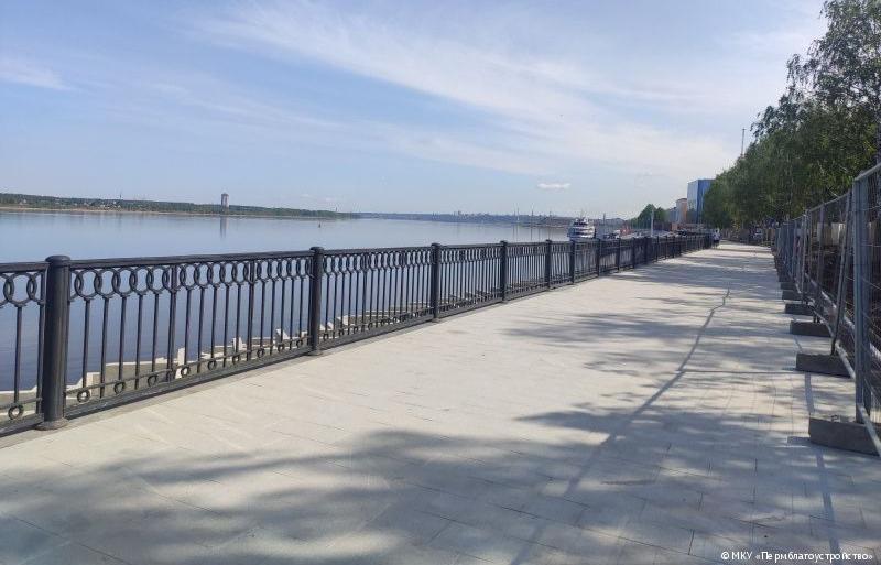 Подробнее о "В Перми открыли прогулочную часть набережной около Речного вокзала"